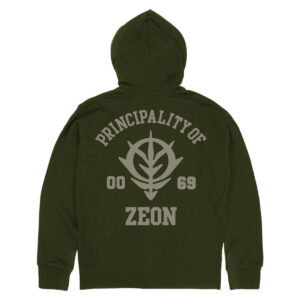 Mobile Suit Gundam: Principality Of Zeon Zip Hoodie Ver2.0 / Moss-L