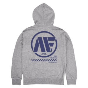 Mobile Suit Z Gundam: Anaheim Electronics Zip Hoodie / Mix Gray-M