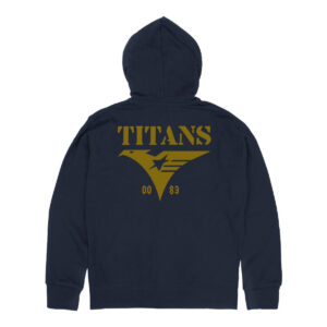 Mobile Suit Z Gundam: Titans U.C.0083 Zip Hoodie / Navy-XXL