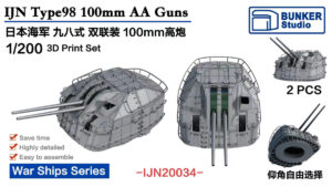 IJN Type98 100mm/65 AA Guns B (SUPER YAMATO/Akizuki-class)