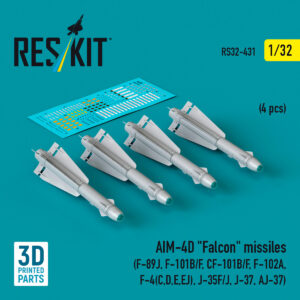 AIM-4D Falcon missiles (4 pcs)