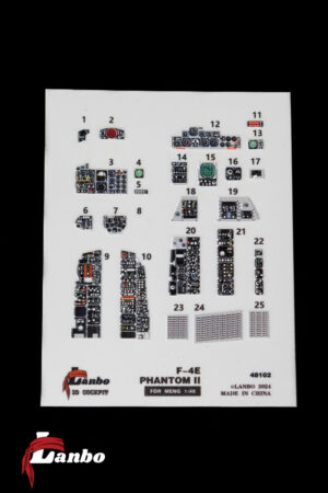 F-4E 3D interior decal