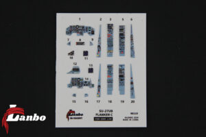 Su-27UB 3D interior decal