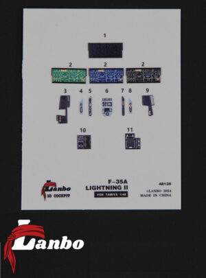 F-35A 3D interior decal