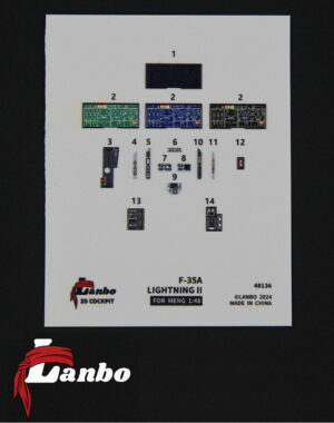 F-35A 3D interior decal