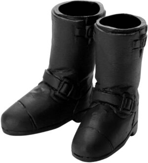 Engineer Boots (Approximately 22mm Length Soft Vinyl) Black