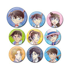 Detective Conan Trading AniArt #8 Can Badge 1Box 9pcs