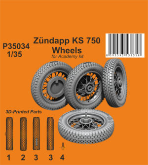 Zundapp KS 750 Wheels / for Academy kit