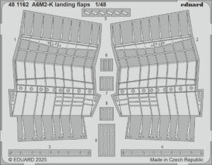 A6M2-K landing flaps (Eduard)
